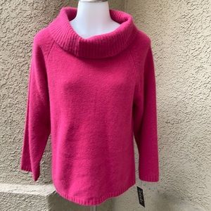 New vintage fuchsia Rafaella knitted sweater